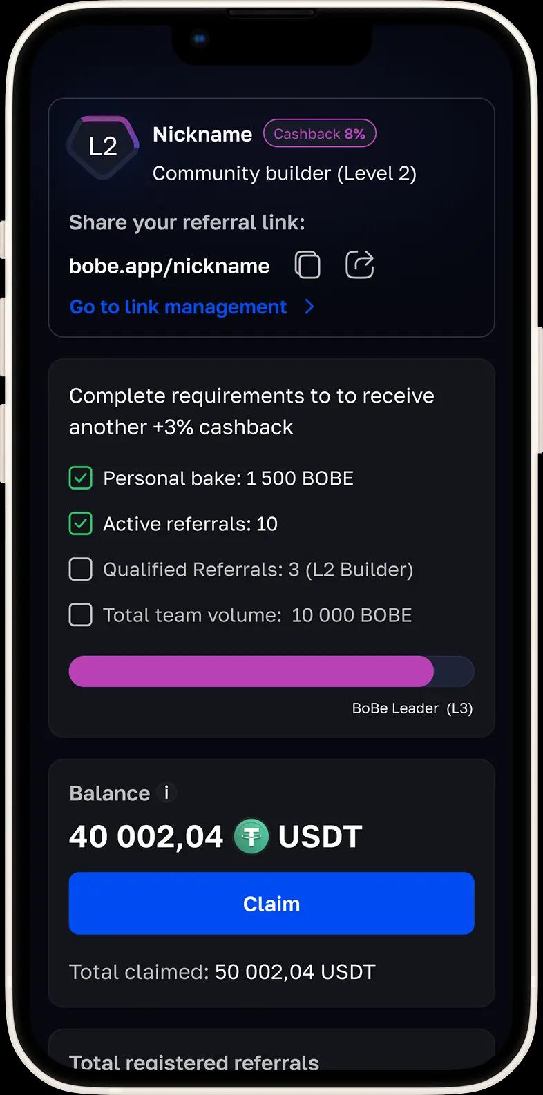 App mockup